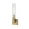 Z-Lite Beau 1 Light Wall Sconce, Rubbed Brass & Clear 3031-1S-RB - alternate 1